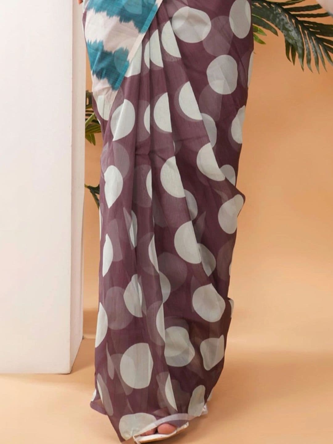 SAMANTHA Polka Dot Organza Saree thumbnail 6