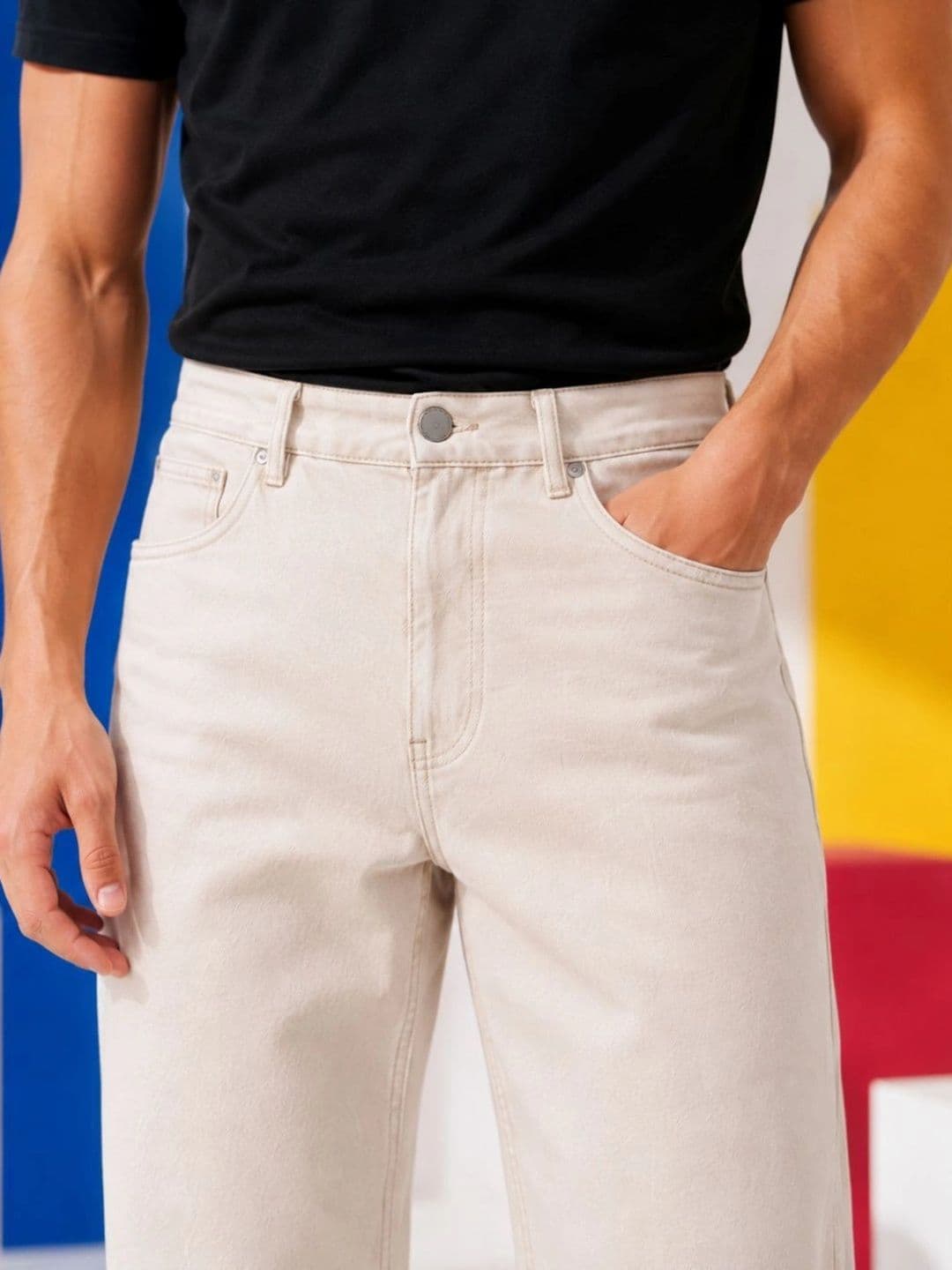 Encrypt Men Classic Regular Fit Mid-Rise Stretchable Jeans thumbnail 6