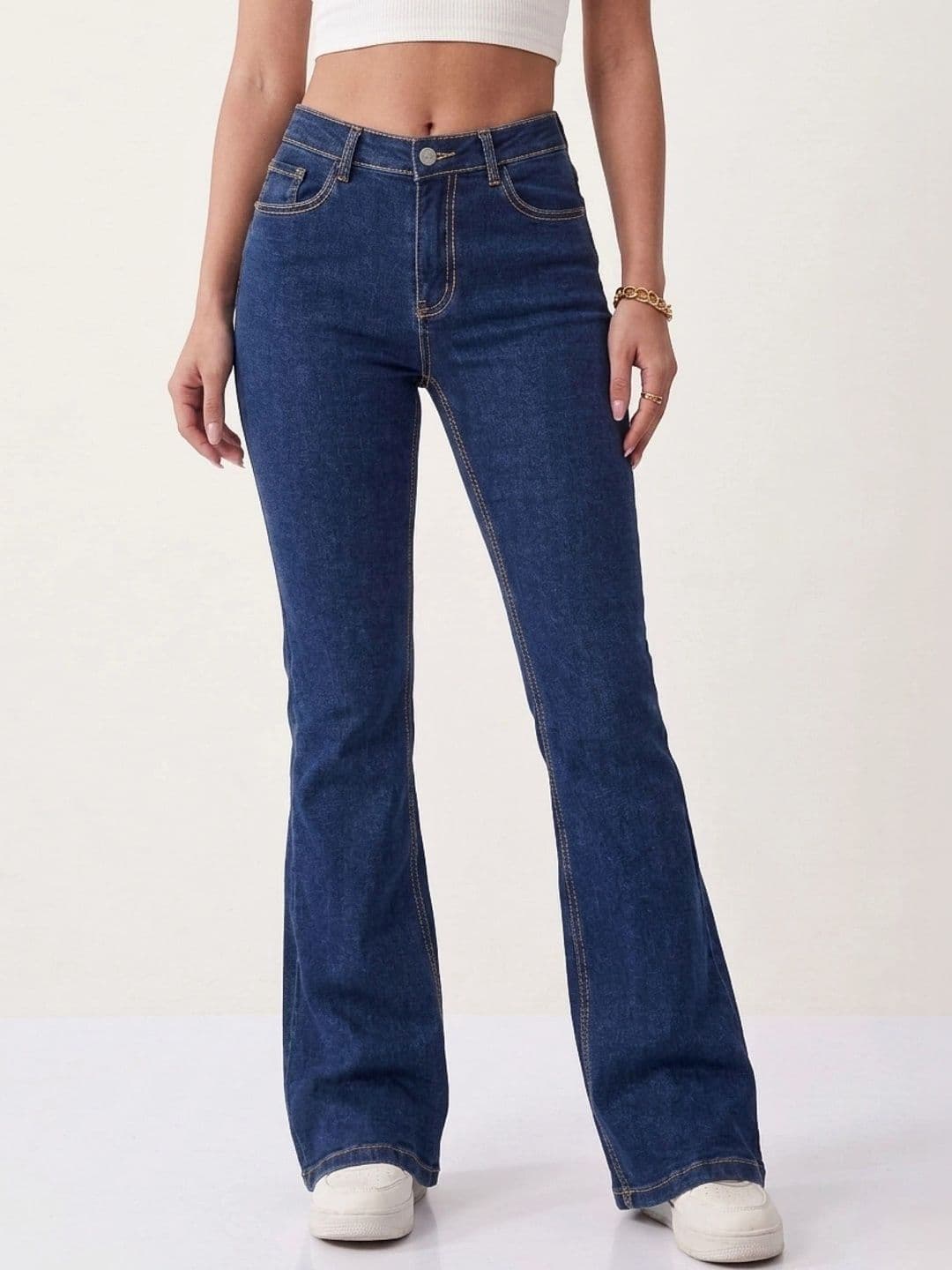 ZENTLY Women Jean Bootcut High-Rise Stretchable Jeans - view 1