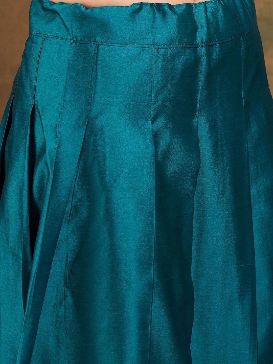 Mitera Semi-Stitched Lehenga & Unstitched Blouse With Dupatta thumbnail 2