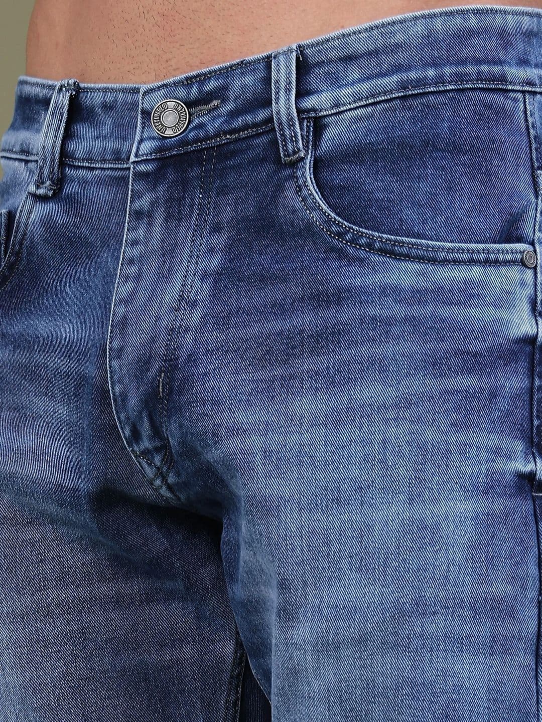 LIMEROAD Men Regular Fit Mid-Rise Jeans thumbnail 6