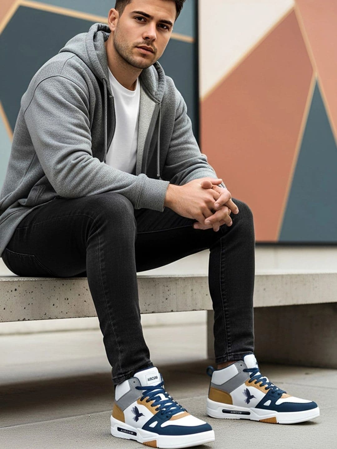 Aircum Men Mesh Training or Gym Shoes thumbnail 3