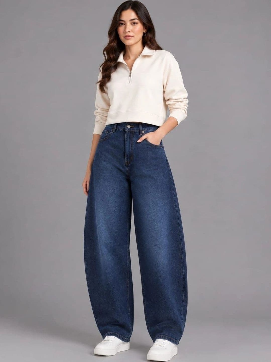 Mast & Harbour Women Comfort High-Rise Heavy Fade Jeans - view 1