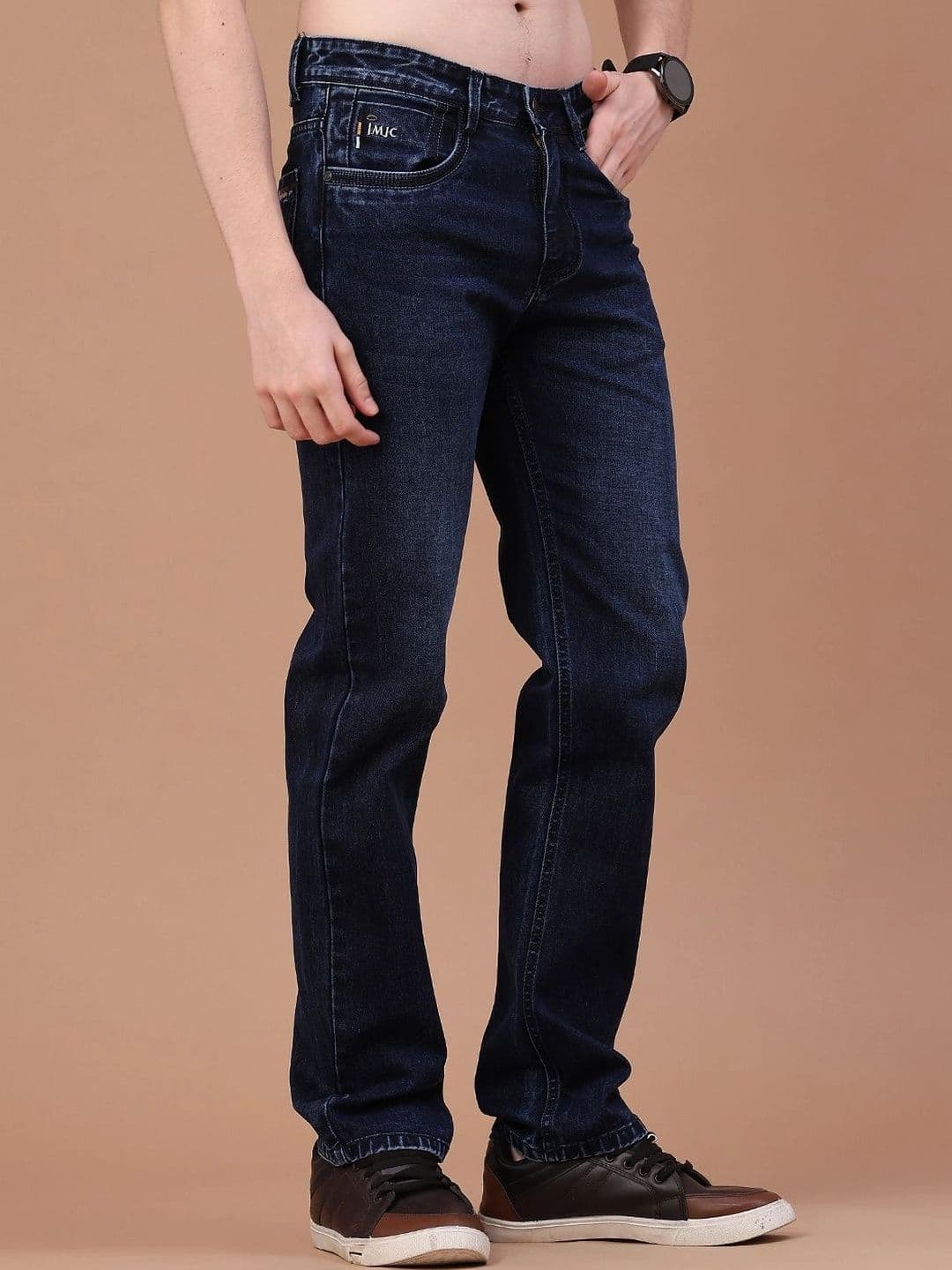 V-Mart Men Regular Fit Mid-Rise Jeans thumbnail 4