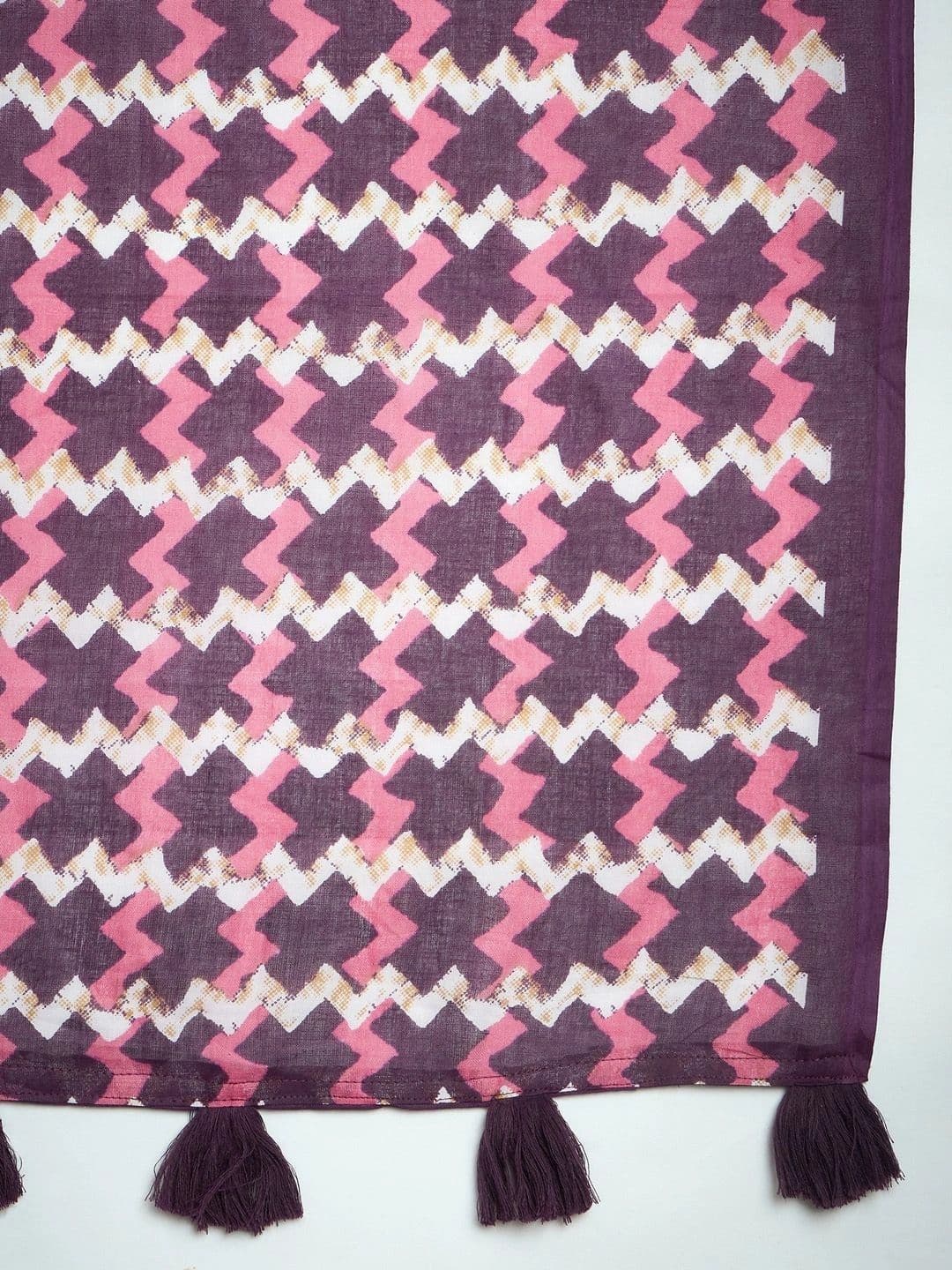 Sangria Tie and Dye Designer Bagh Saree thumbnail 2