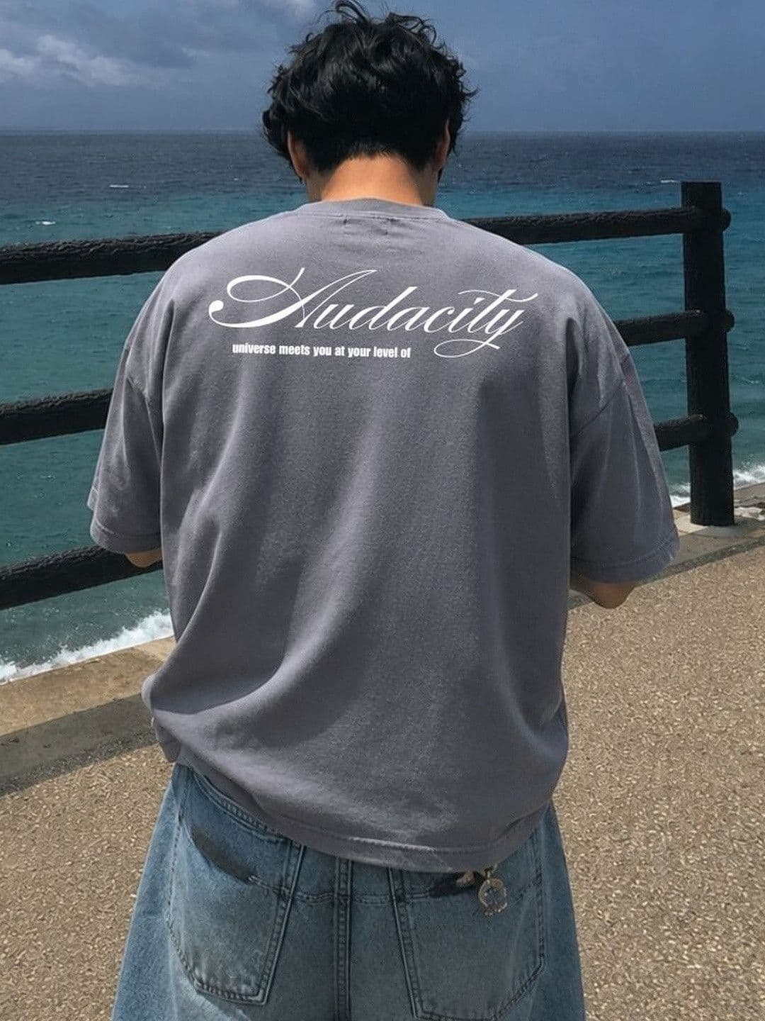 THE NOX Men Typography Printed Bio Finish T-shirt thumbnail 2
