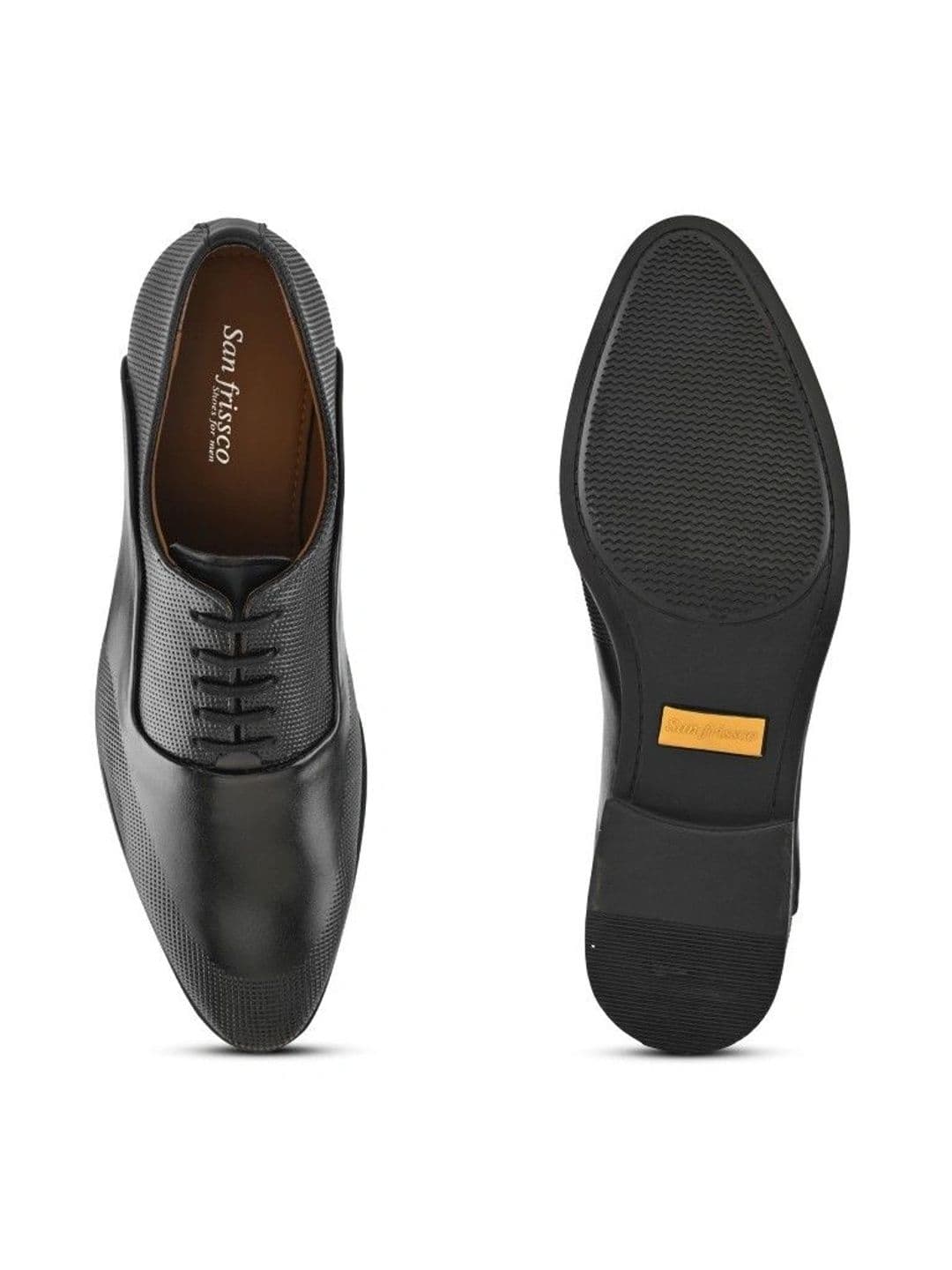 San Frissco Men Pointed Toe Lace-Ups Formal Oxfords Shoes thumbnail 6