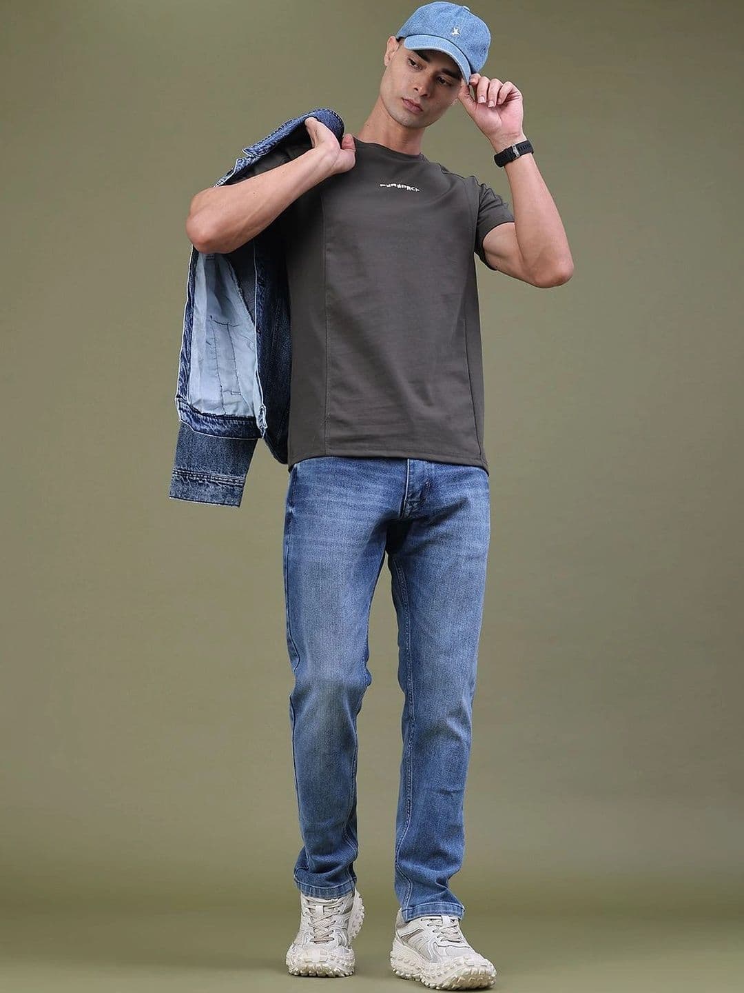 LIMEROAD Men Regular Fit Mid-Rise Jeans thumbnail 5