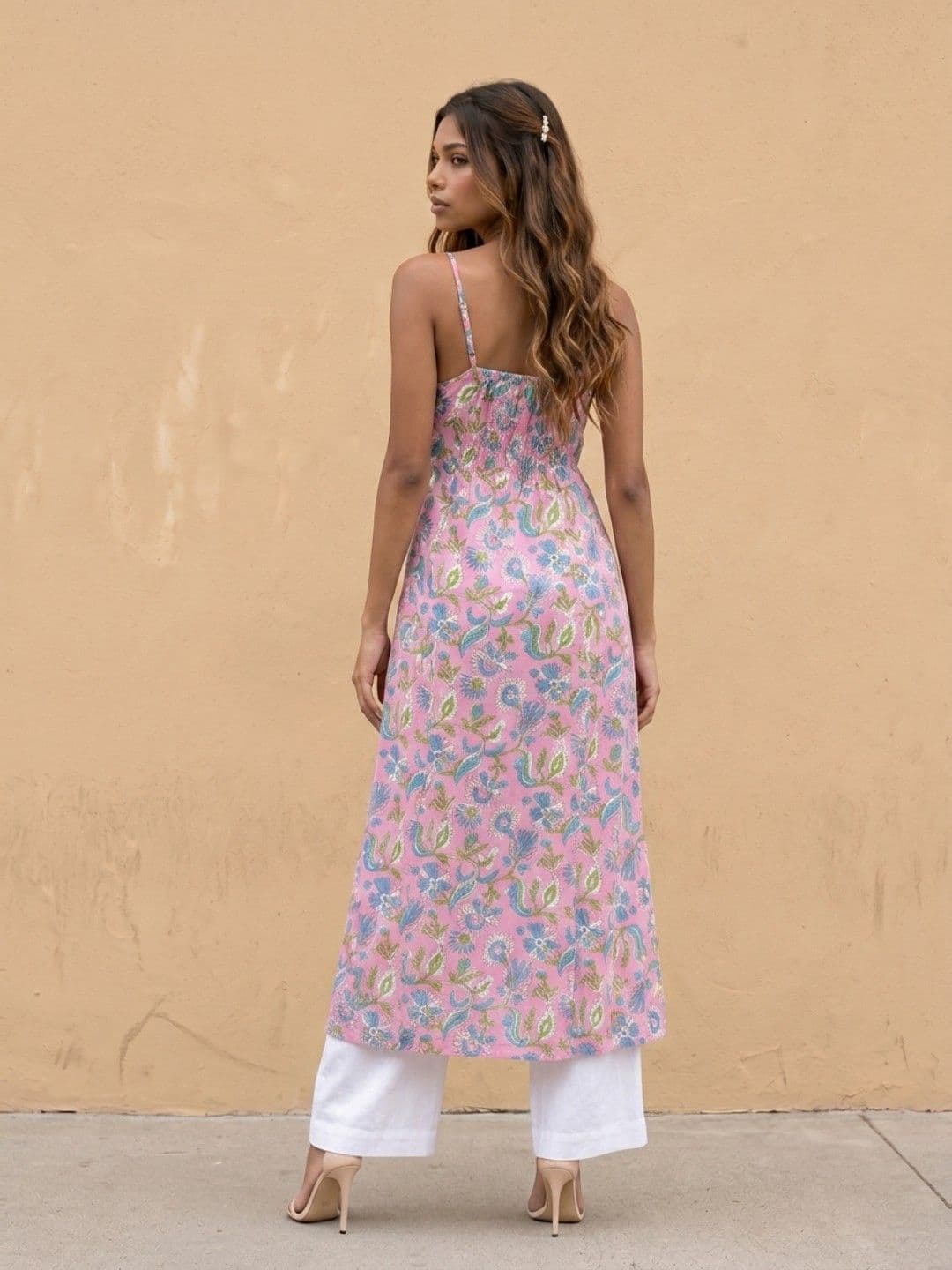 fusion by glitchez Women Floral Printed Floral Kurta thumbnail 7