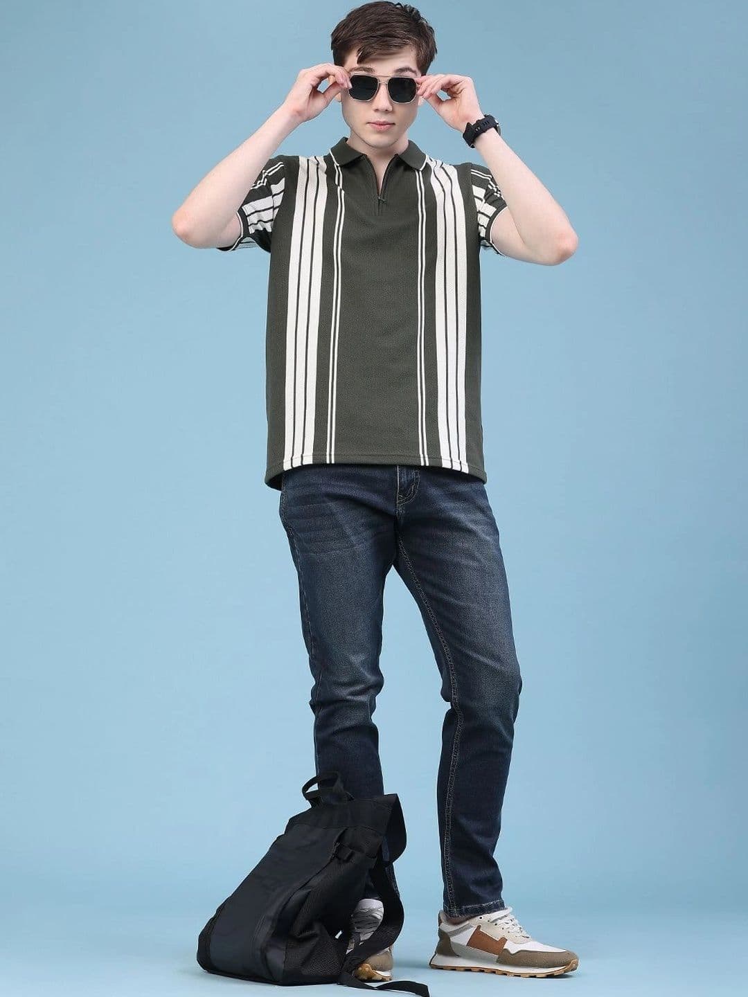 V-Mart Men Regular Fit Mid-Rise Jeans thumbnail 6