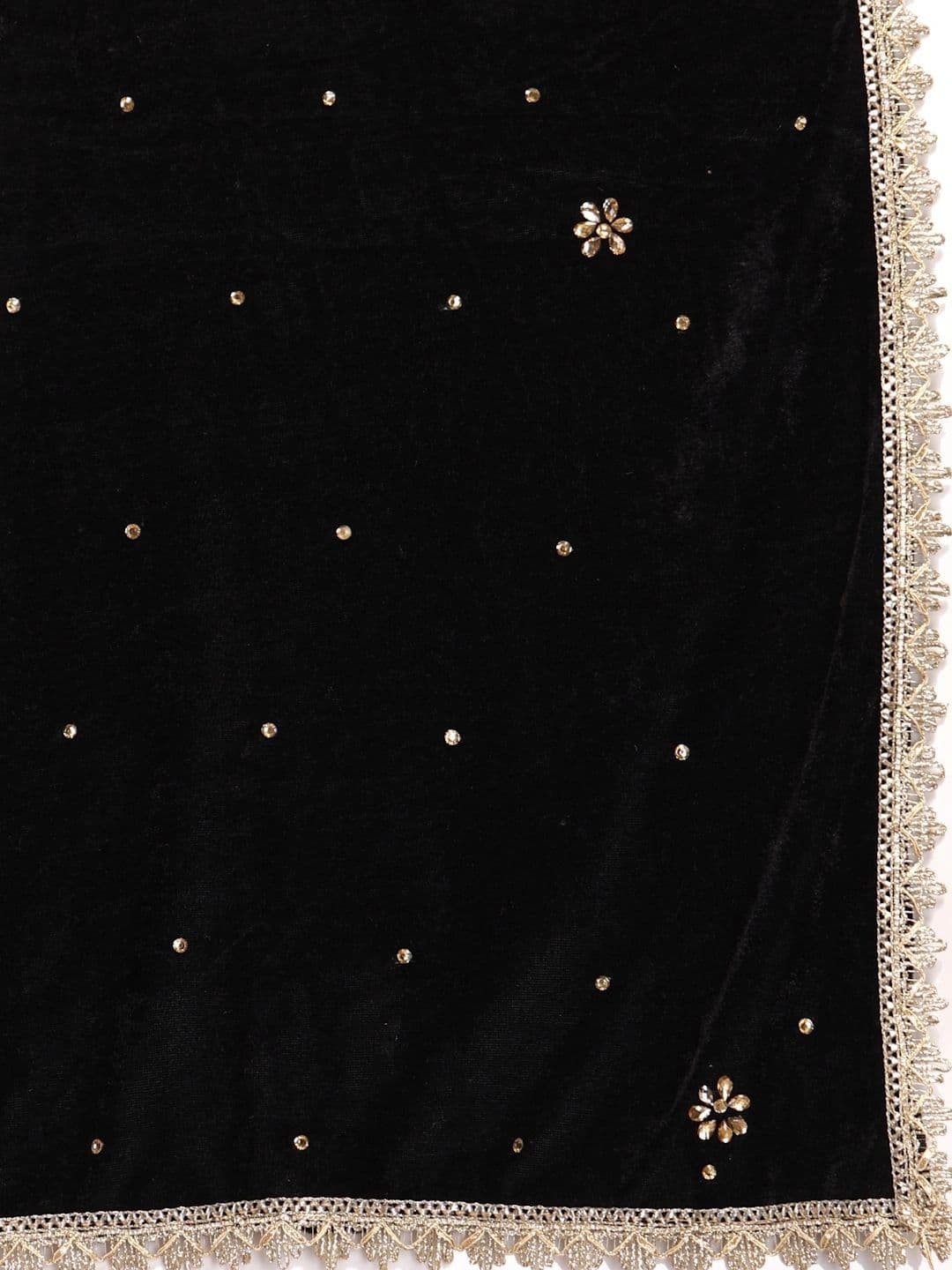 Clora Creation Velvet Dupatta with Zari thumbnail 7