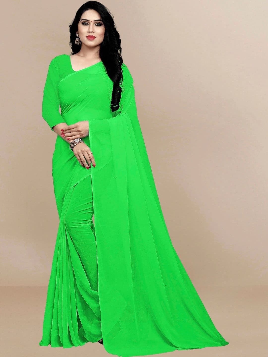 Sangria Pure Georgette Designer Saree - view 1