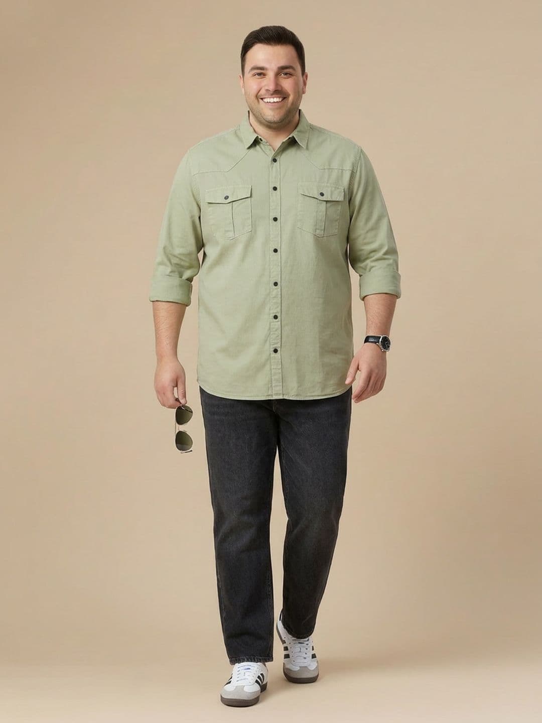 Sztori Spread Collar Pure Cotton Casual Shirt thumbnail 8