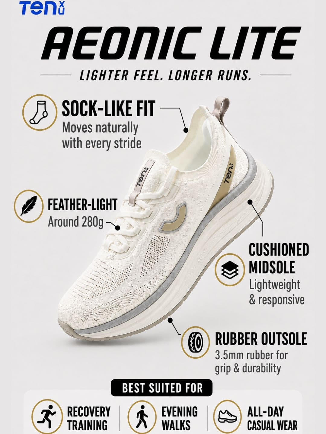 Ten x You Unisex Running Shoes thumbnail 8