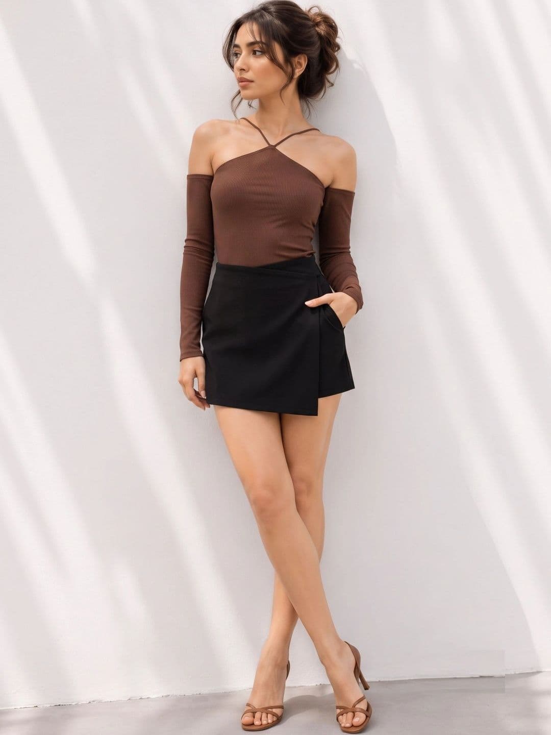 BAESD Women Wrap Front Mini Skort - view 1