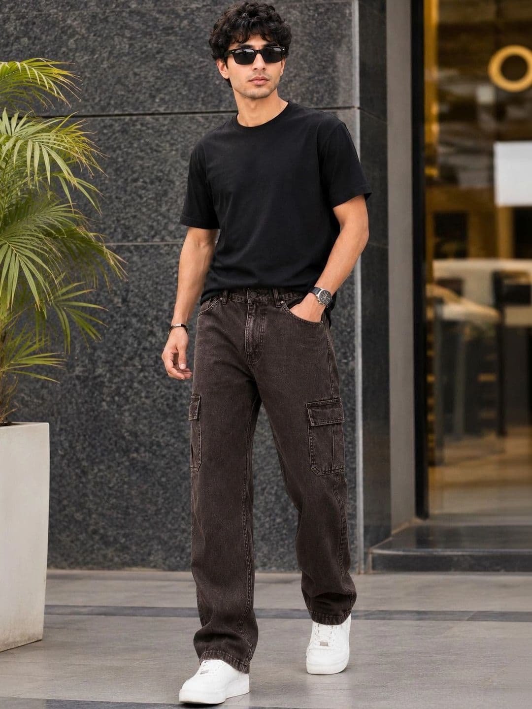 MQ Denim Men Straight Fit Mid-Rise Low Distress Jeans thumbnail 3