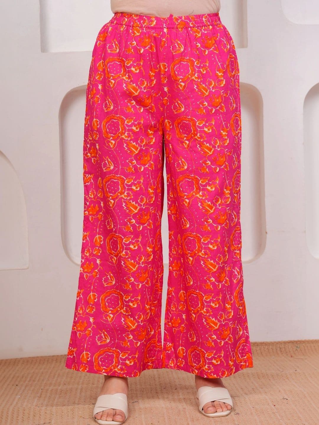 Aramya Women Floral Printed Ethnic Palazzos - view 1