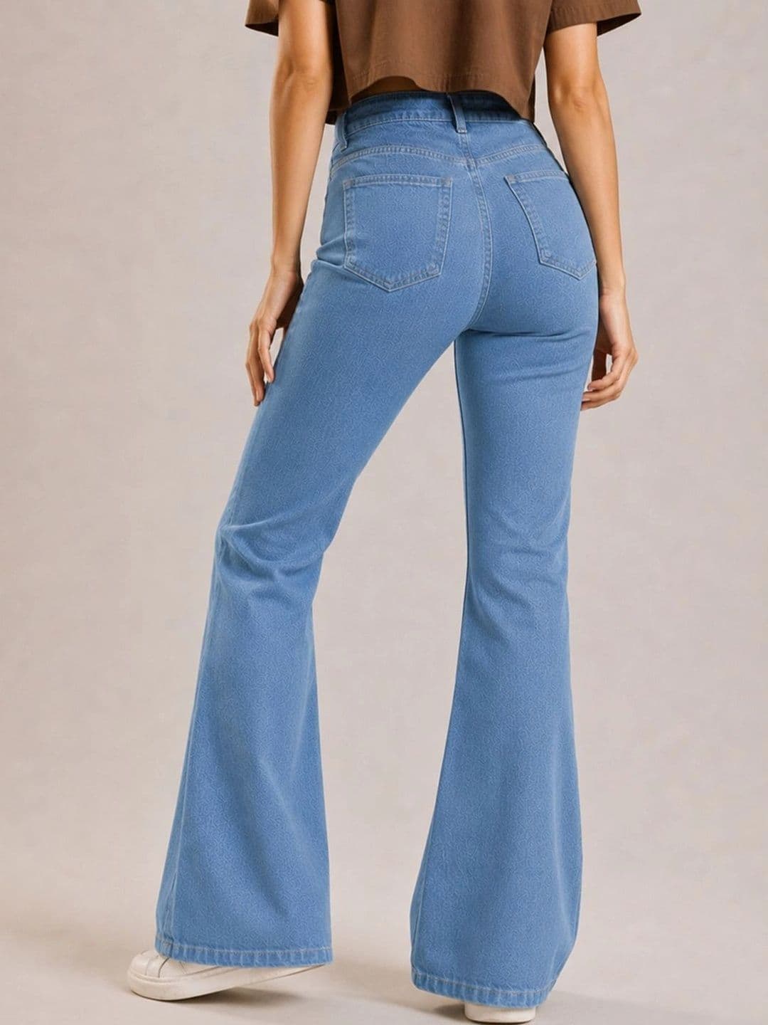 ZENTLY Women Jean Bootcut High-Rise Stretchable Jeans thumbnail 3