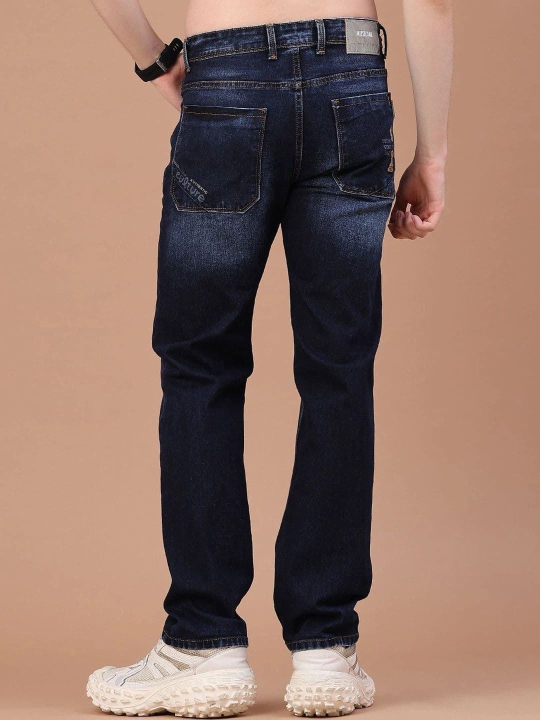V-Mart Men Regular Fit Mid-Rise Low Distress Jeans thumbnail 6