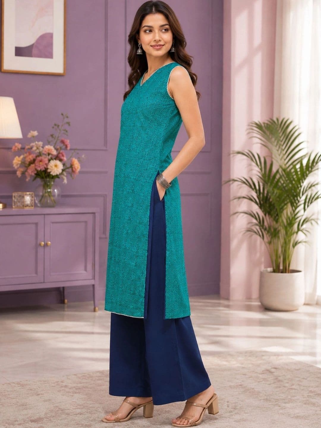 Saanjh Women Kurta thumbnail 4