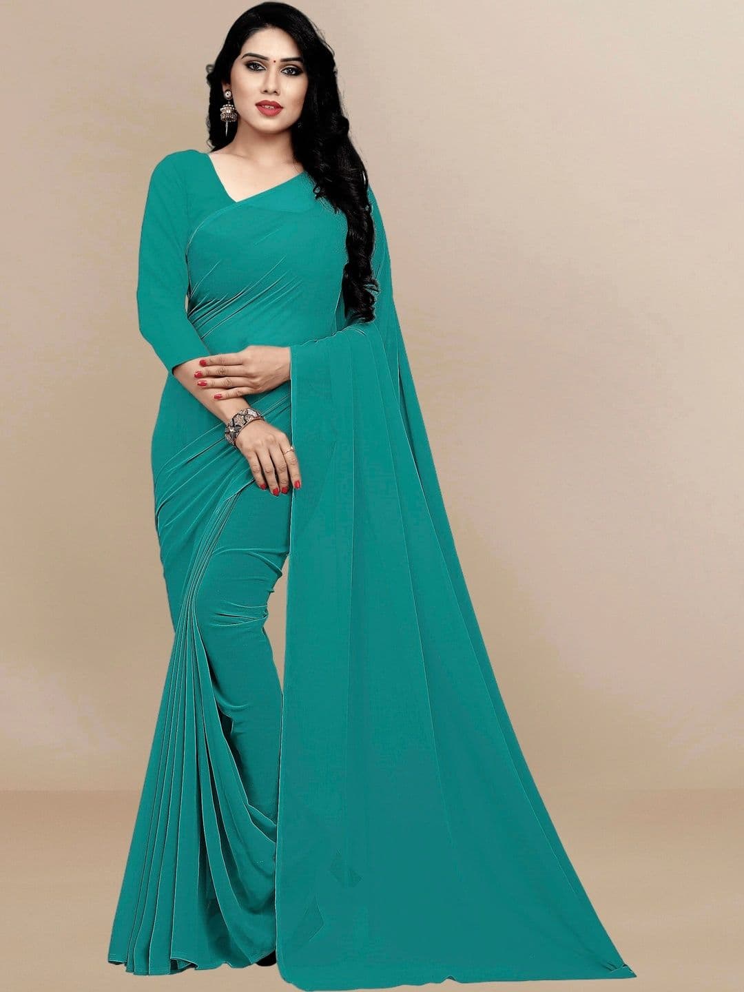 Sangria Pure Georgette Designer Saree - view 1