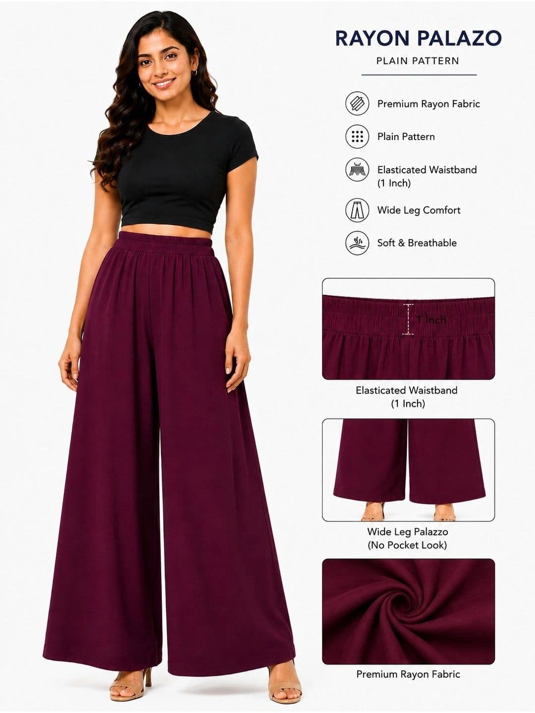 Threadbloom Women Knitted Ethnic Palazzos thumbnail 4