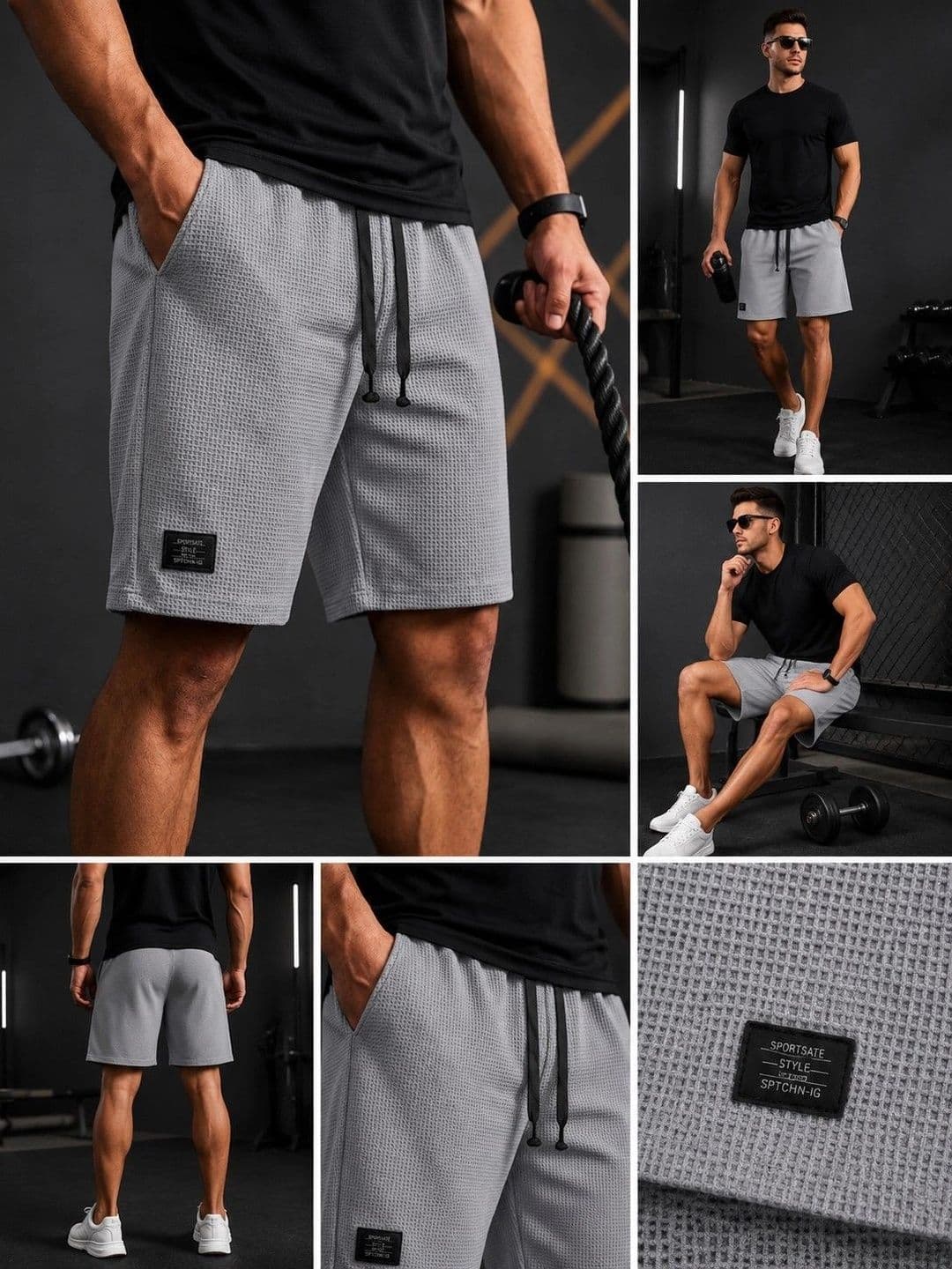 Zombom Men Training or Gym Shorts thumbnail 2