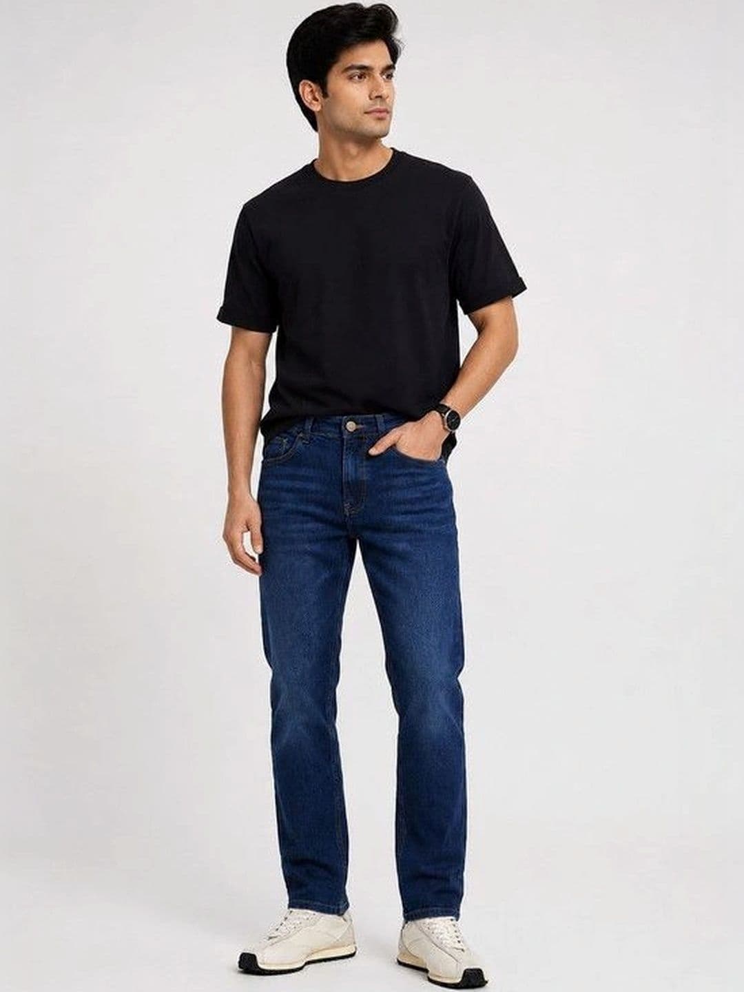 ETON VALLEY Men Regular Fit Mid-Rise Jeans thumbnail 4