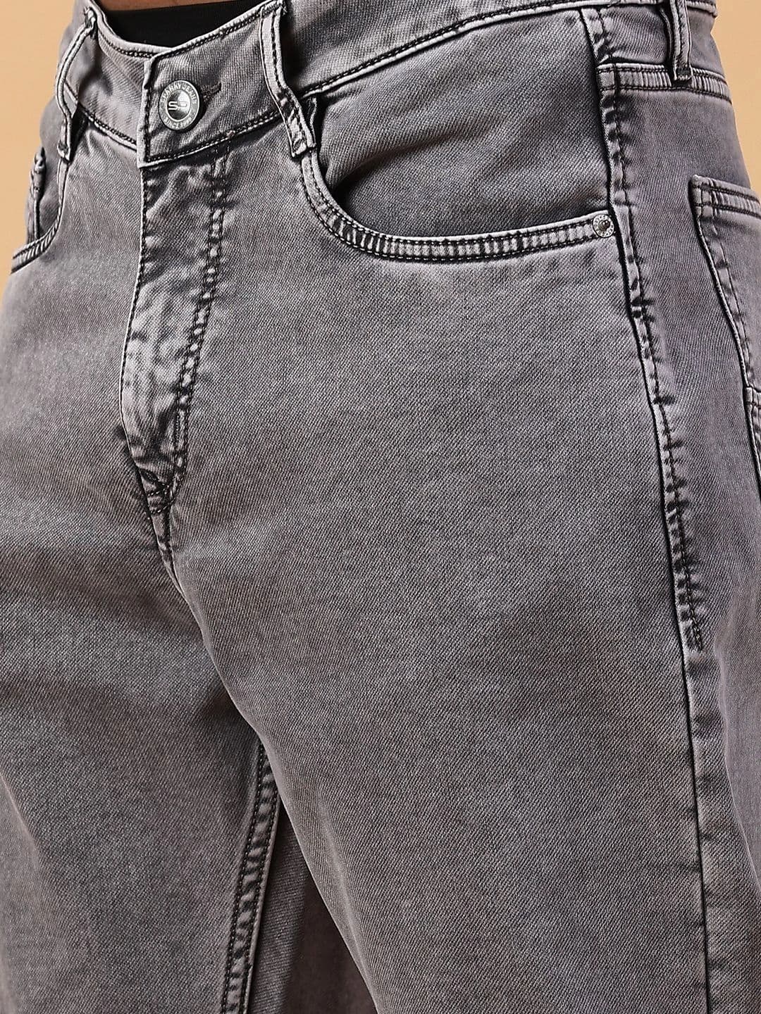 V-Mart Men Regular Fit Mid-Rise Jeans thumbnail 4