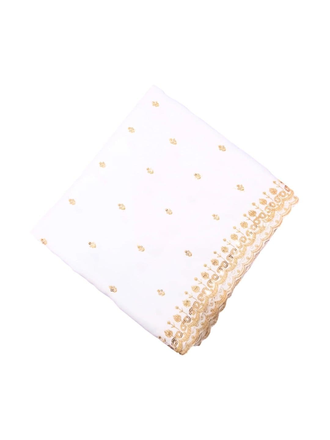 SEG Embroidered Satin Unstitched Dress Material thumbnail 4