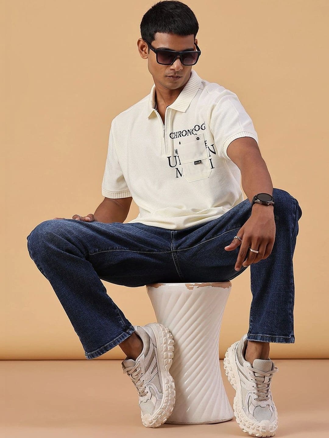 V-Mart Men Regular Fit Mid-Rise Jeans thumbnail 5