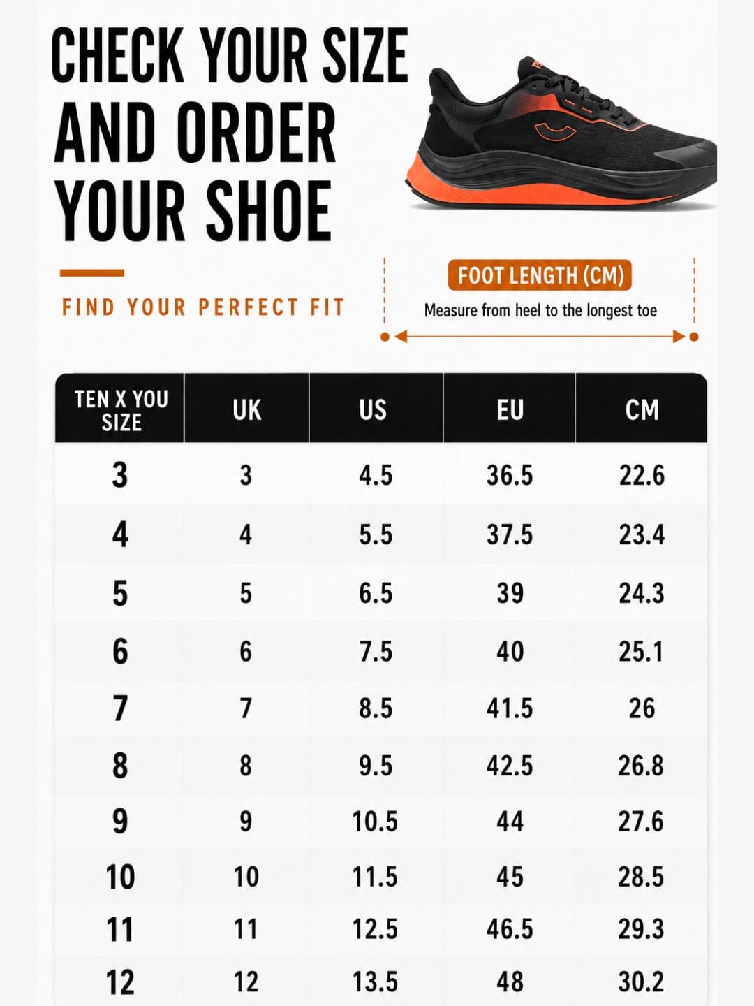 Ten x You Unisex Aeonic Recovery Running Shoes with Cushioned Arch Support thumbnail 7