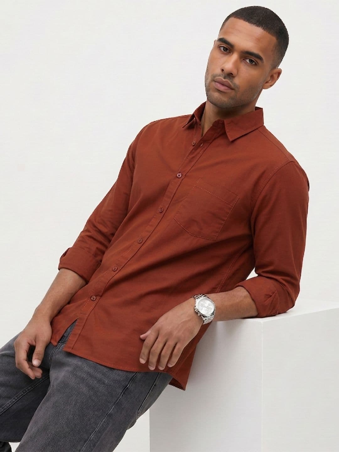 The Roadster Life Co. Pure Cotton Casual Shirt thumbnail 3