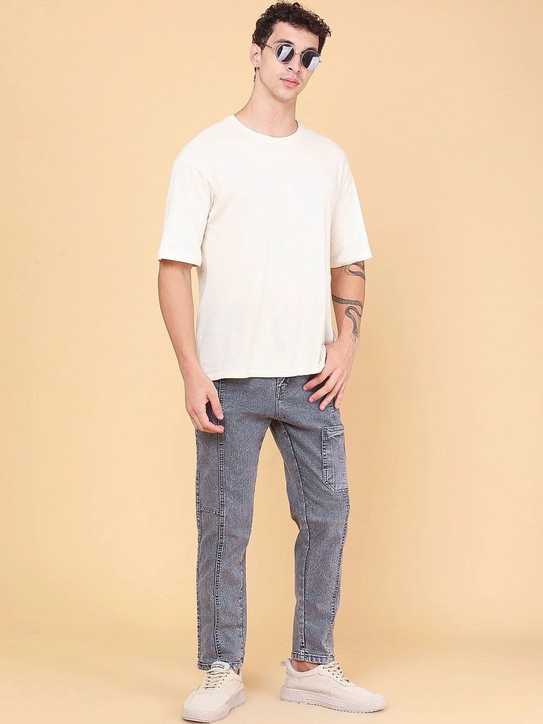 V-Mart Men Regular Fit Mid-Rise Jeans thumbnail 2