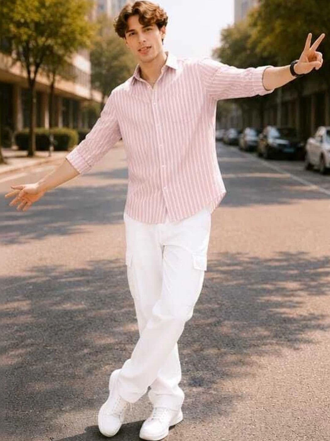Vastravatika Men Striped Casual Shirt thumbnail 4