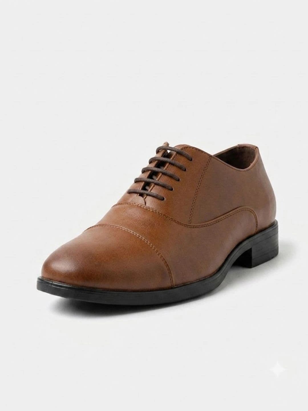 House of Pataudi Men Round Toe Lace-Ups Derbys Formal Shoes thumbnail 7