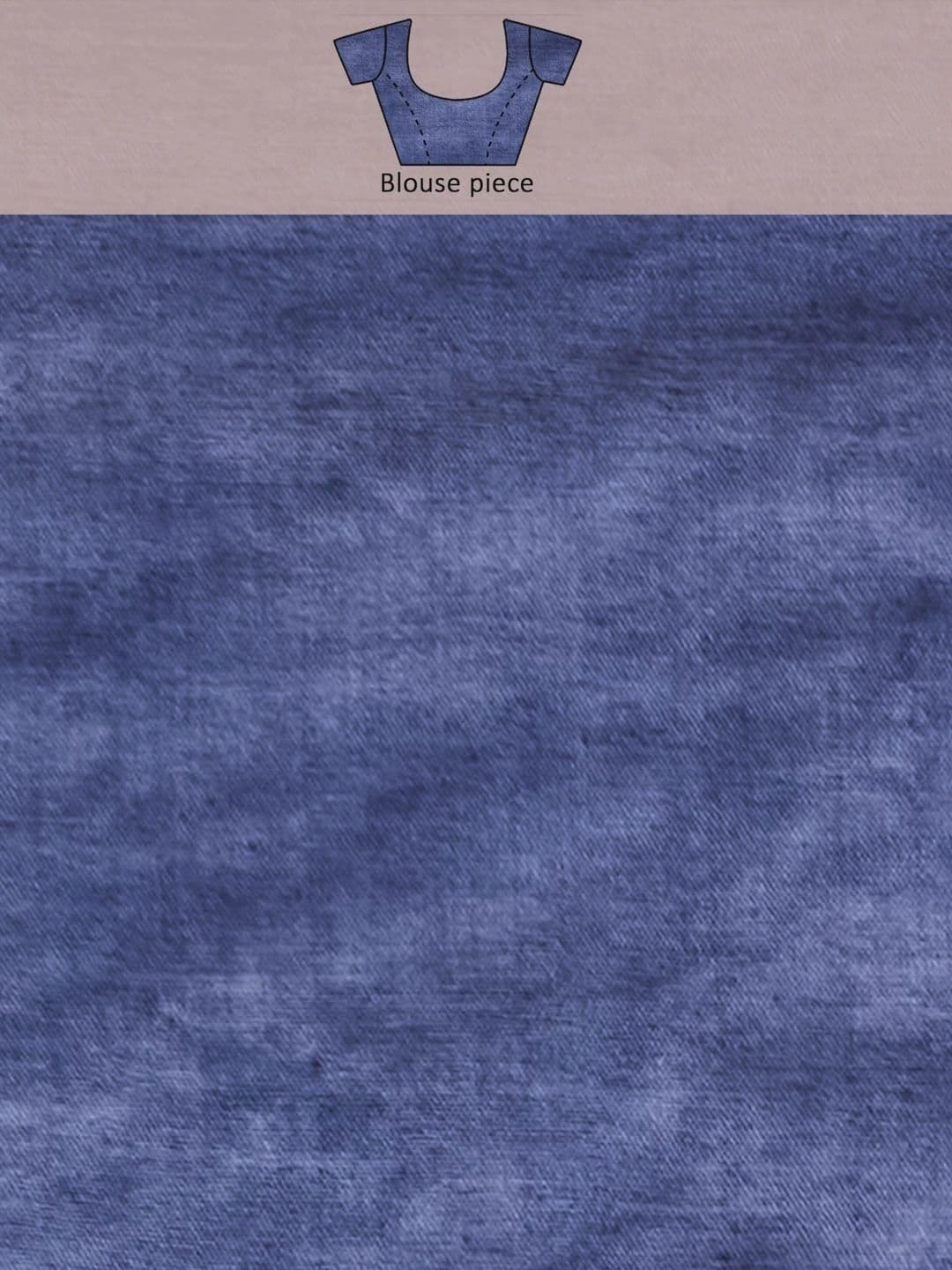 Taavi Woven Cotton Blend Zari Border Saree thumbnail 7