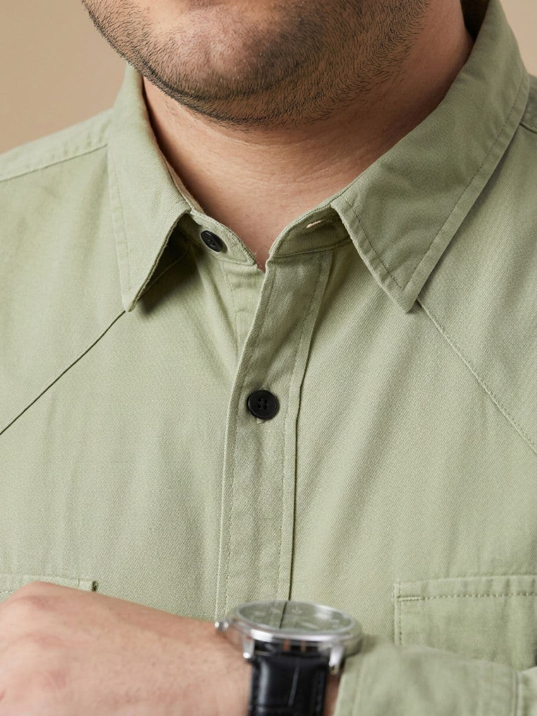 Sztori Spread Collar Pure Cotton Casual Shirt thumbnail 7