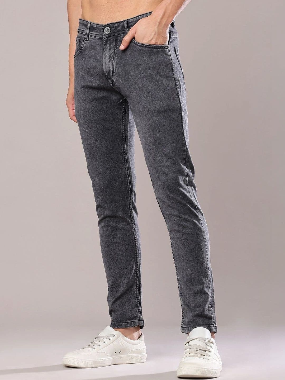 V-Mart Men Regular Fit Mid-Rise Jeans thumbnail 6