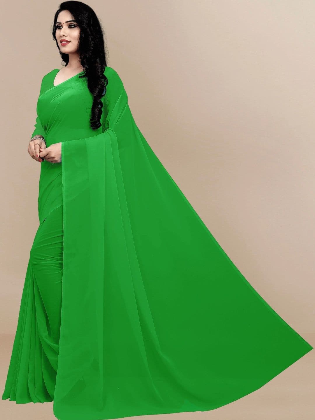 Sangria Pure Georgette Designer Saree thumbnail 2