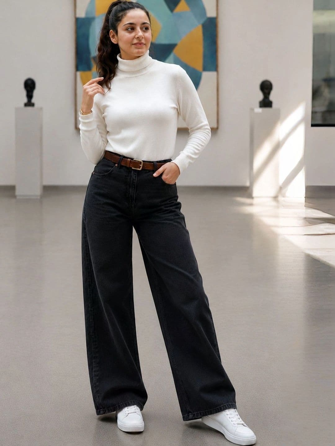 ZENTLY Women Jean High-Rise Stretchable Jeans thumbnail 4