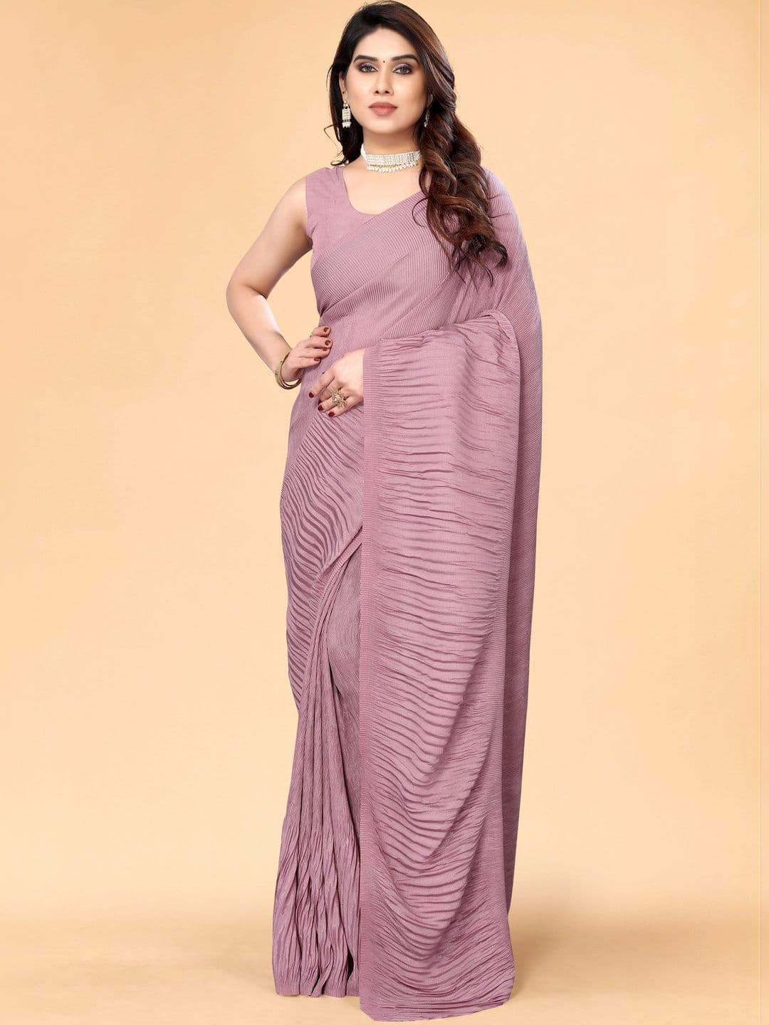 Sangria Woman Poly Chiffon Designer Leheriya Saree thumbnail 5