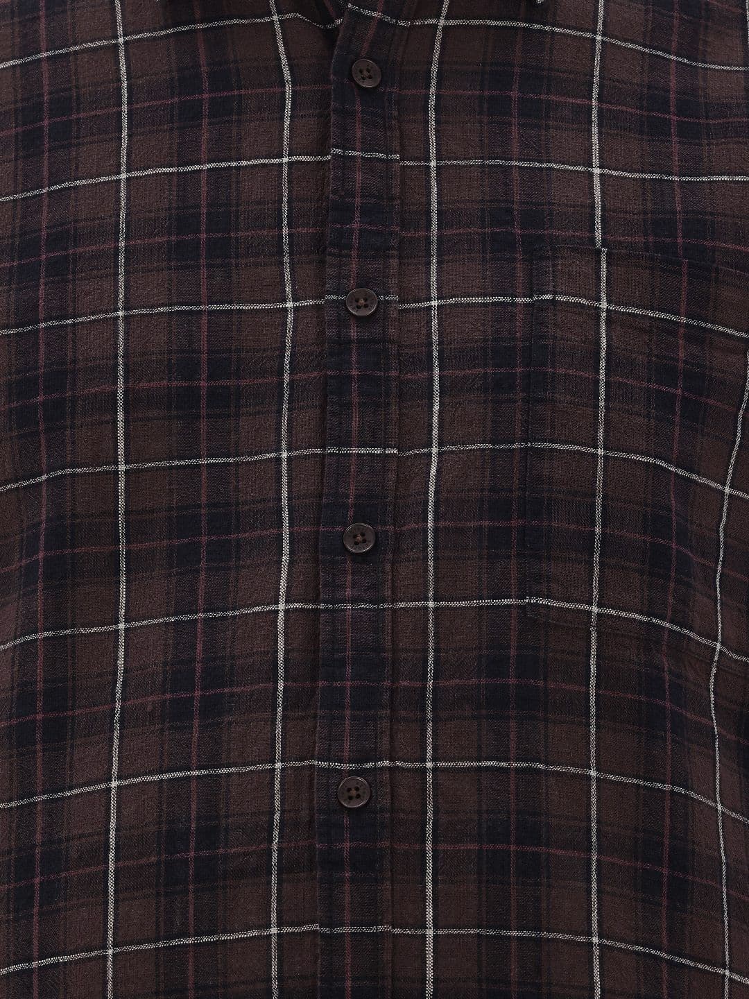Sztori Plus Size Checked Casual Shirt thumbnail 3