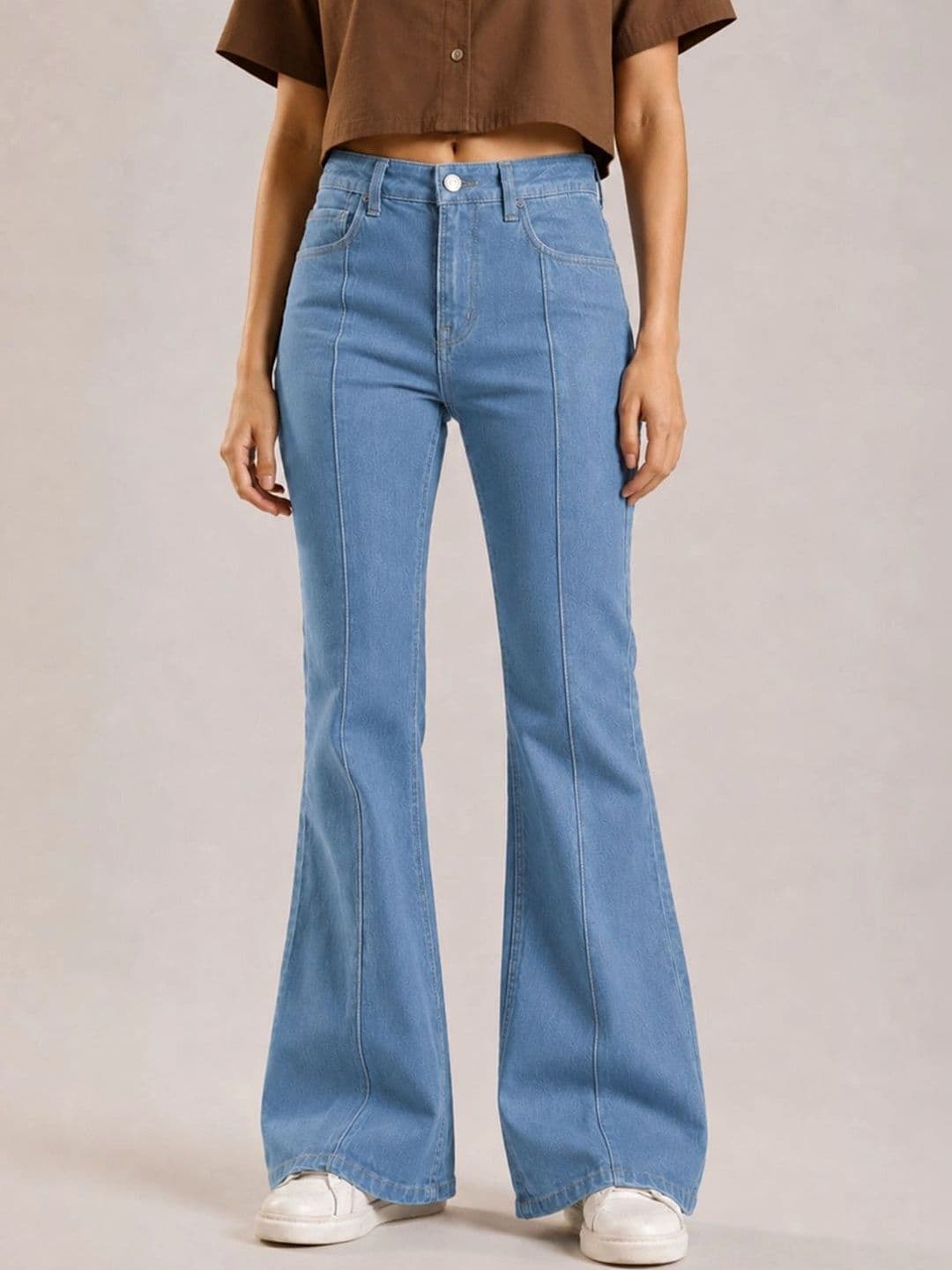 ZENTLY Women Jean Bootcut High-Rise Stretchable Jeans - view 1