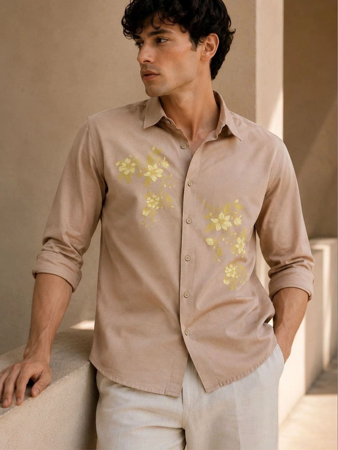 Eszett Men Floral Printed Casual Shirt thumbnail 6