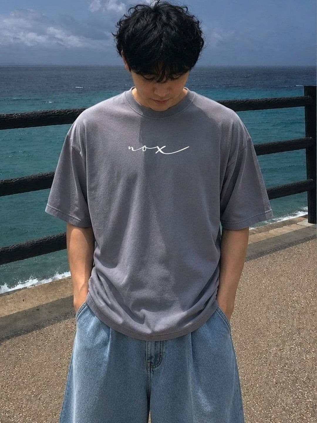 THE NOX Men Typography Printed Bio Finish T-shirt thumbnail 4