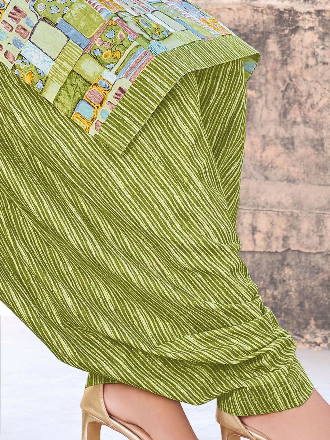 shree jeenmata collection Printed Pure Cotton Unstitched Dress Material thumbnail 3