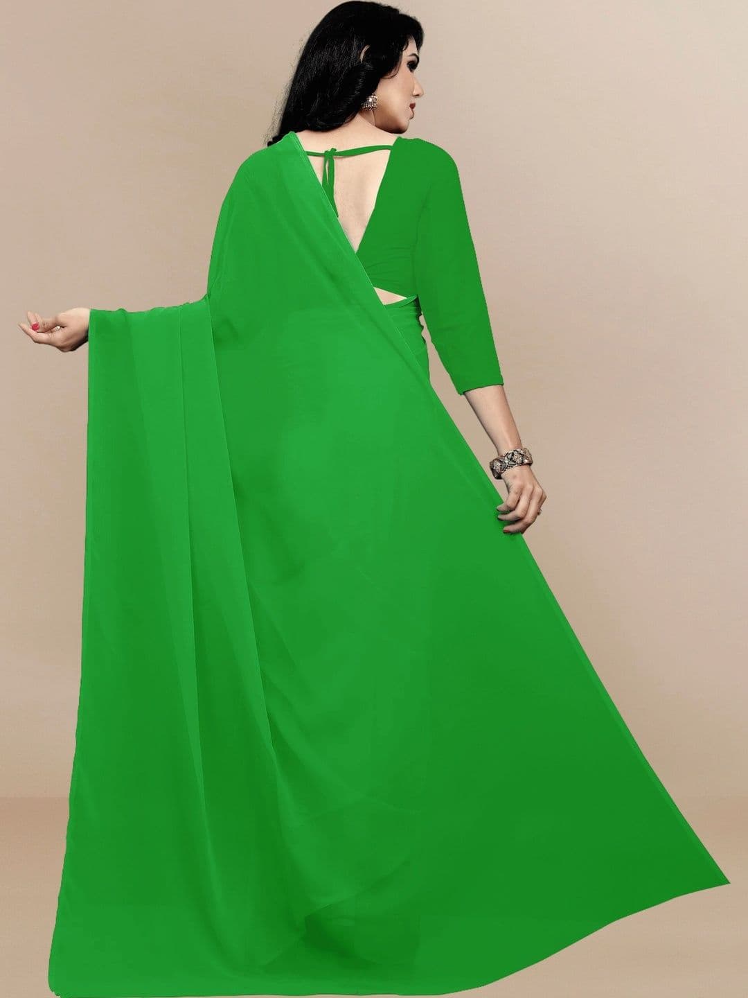 Sangria Pure Georgette Designer Saree thumbnail 4
