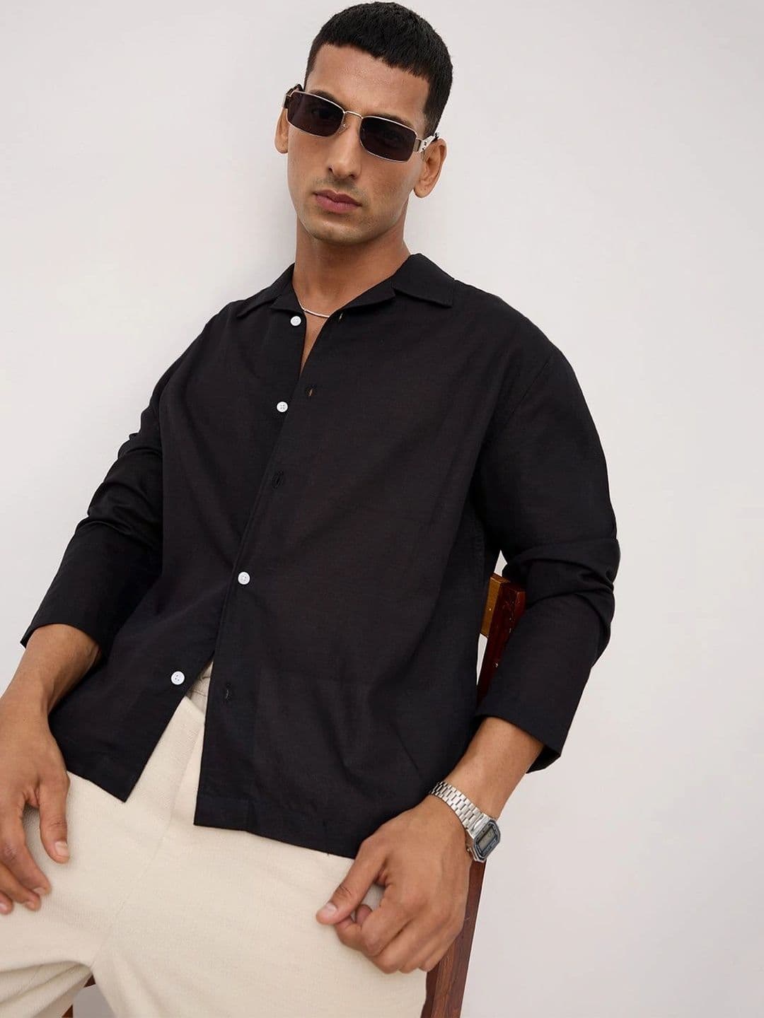 VASTRADO Men Classic Boxy Casual Shirt thumbnail 2