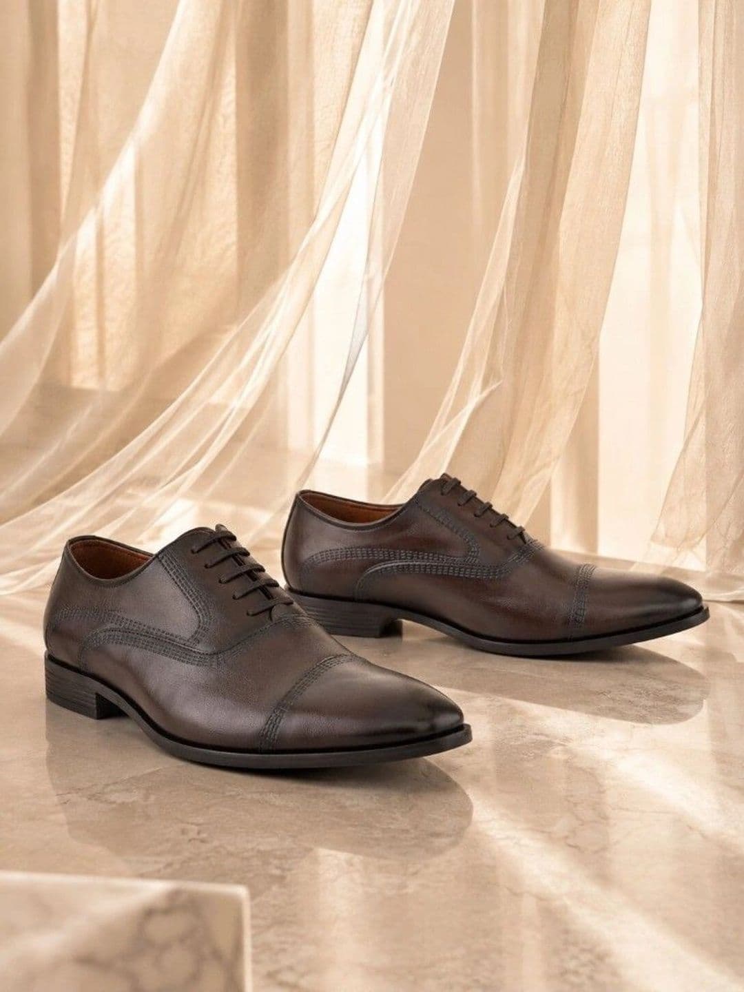 San Frissco Men Pointed Toe Lace-Ups Formal Oxfords Shoes - view 1